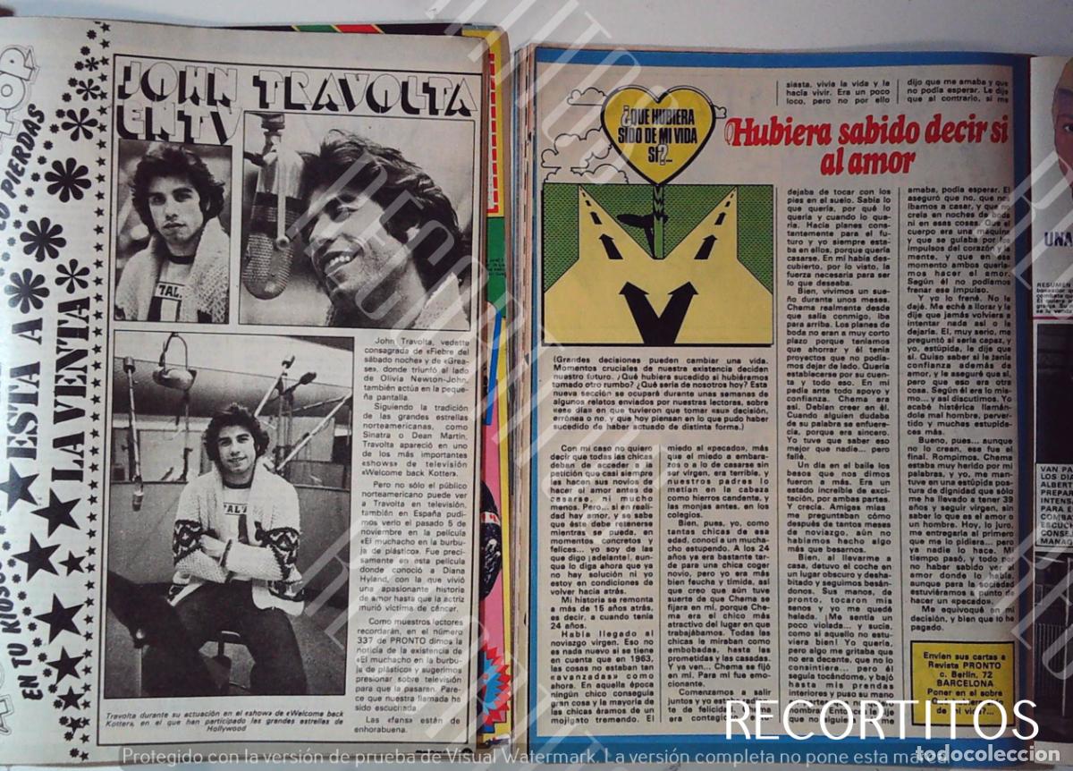 Collectionnisme de Revues et Journaux: JOHN TRAVOLTA EN TVE GREASE