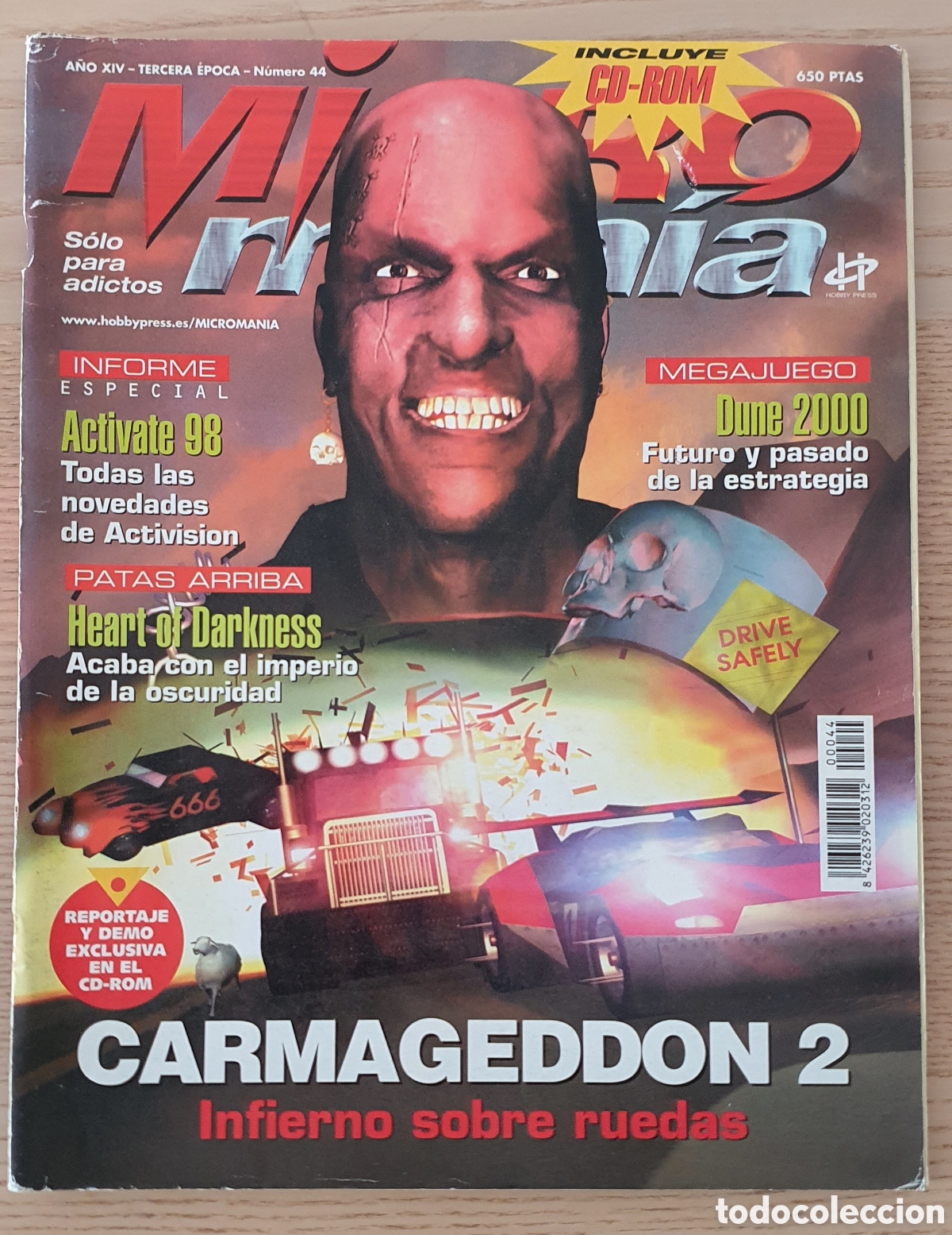 Coleccionismo de Revistas y Peri&oacute;dicos: Microman&iacute;a n&uacute;mero 44