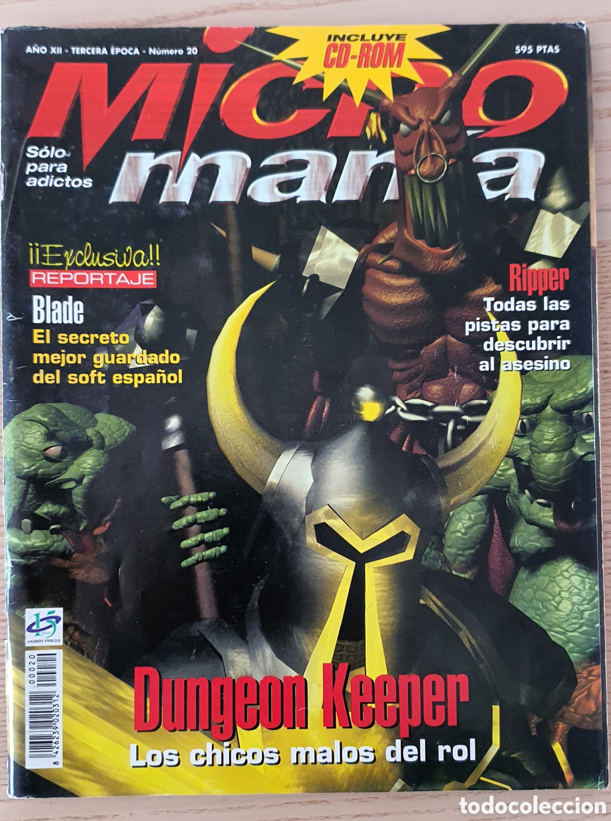 Coleccionismo de Revistas y Peri&oacute;dicos: Microman&iacute;a n&uacute;mero 20