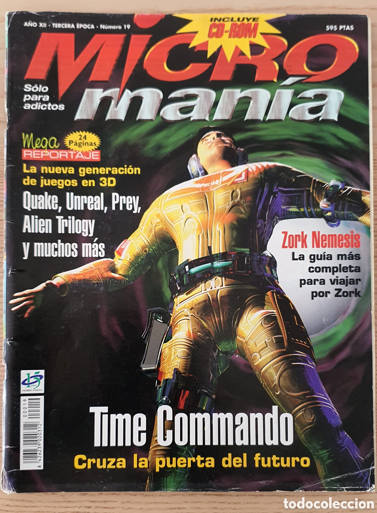 Coleccionismo de Revistas y Peri&oacute;dicos: Microman&iacute;a n&uacute;mero 19