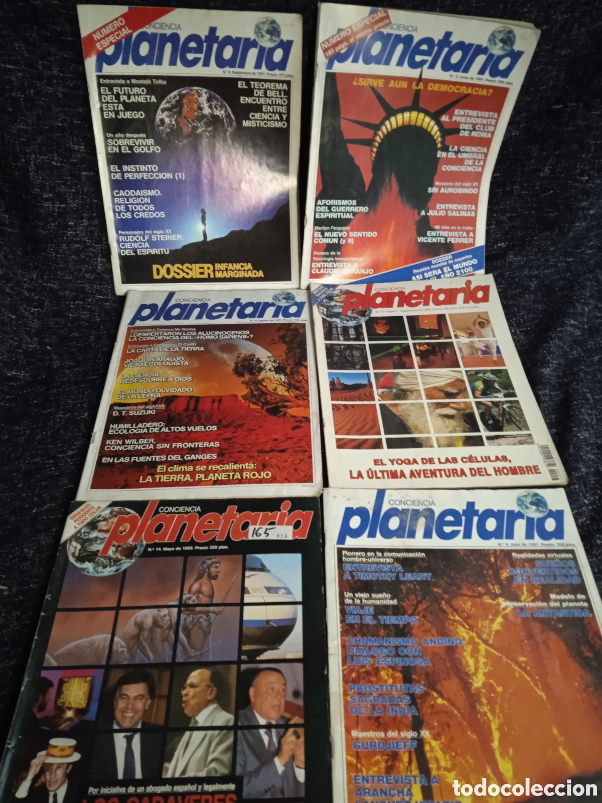 Coleccionismo de revistas y peri&oacute;dicos: REVISTA CONCIENCIA PLANETARIA -LOTE DE 10 EJEMPLARES - A&Ntilde;OS 90