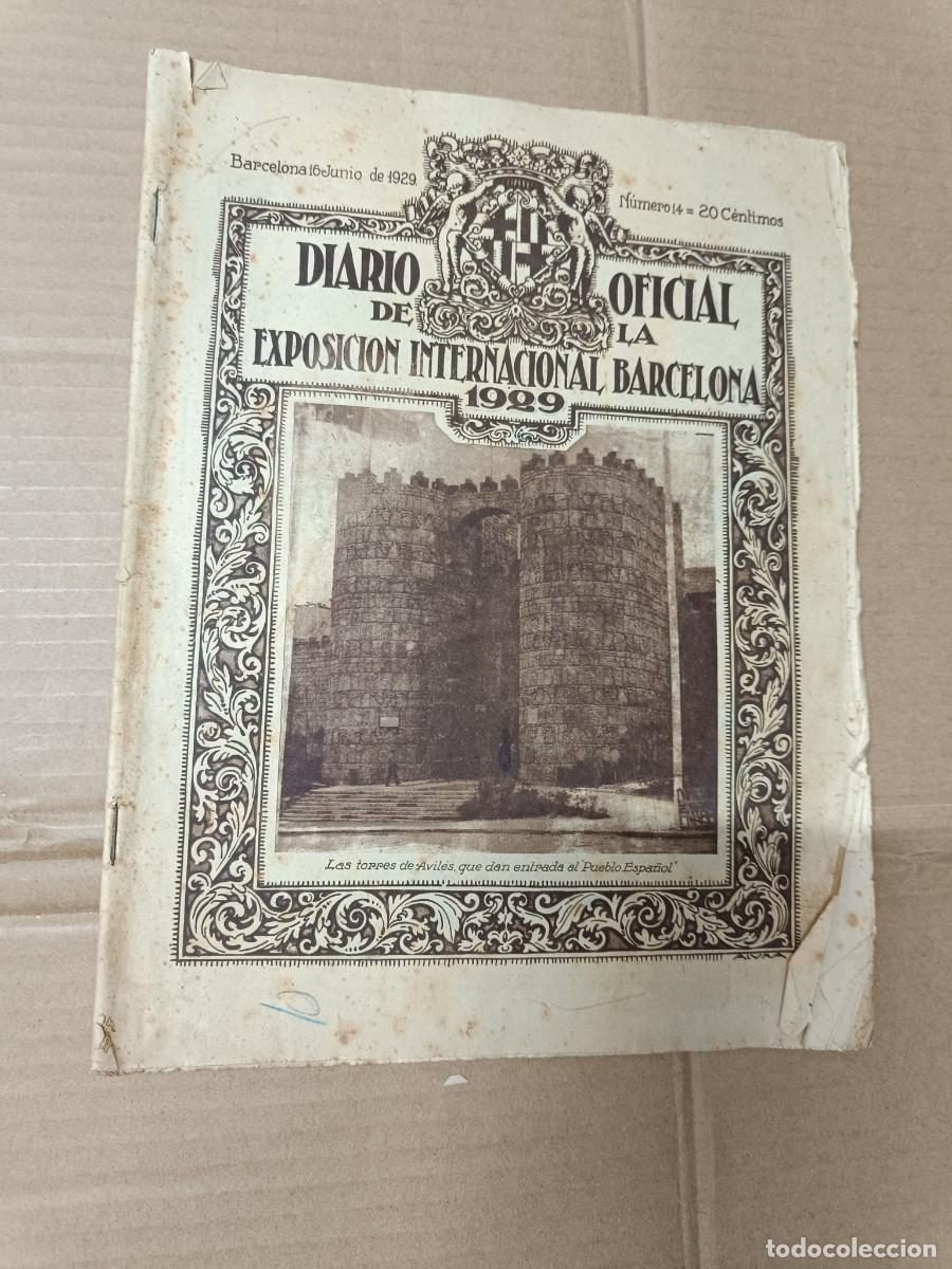 Coleccionismo de Revistas y Peri&oacute;dicos: ANTIGUO DIARIO OFICIAL DE LA EXPOSICION INTERNACIONAL BARCELONA 1929 -P5
