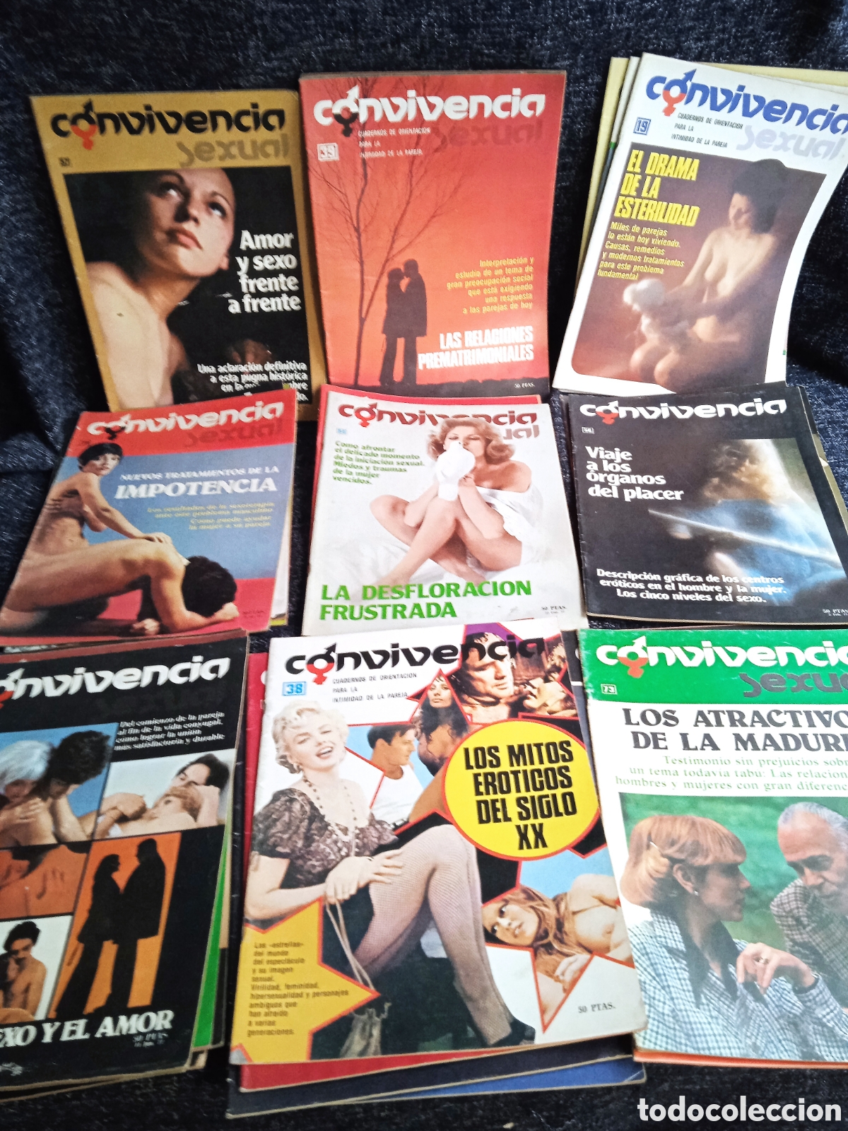 Colecionismo de Revistas e Jornais: CONVIVENCIA CUADERNOS DE ORIENTACION PARA LA INTIMIDAD DE LA PAREJA -LOTE 33 EJEMPLARES