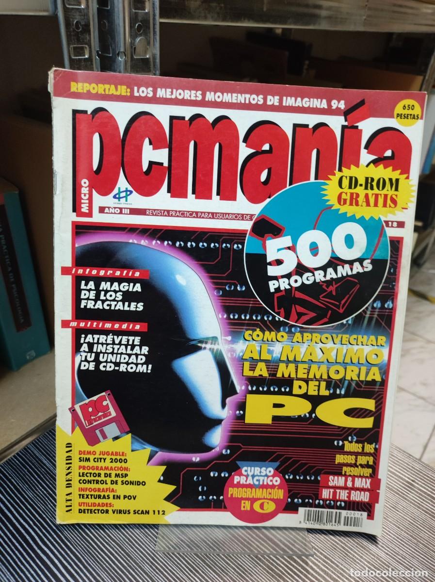 Colecionismo de Revistas e Jornais: PCman&iacute;a A&ntilde;o III - N&ordm; 18 (500 Programas)