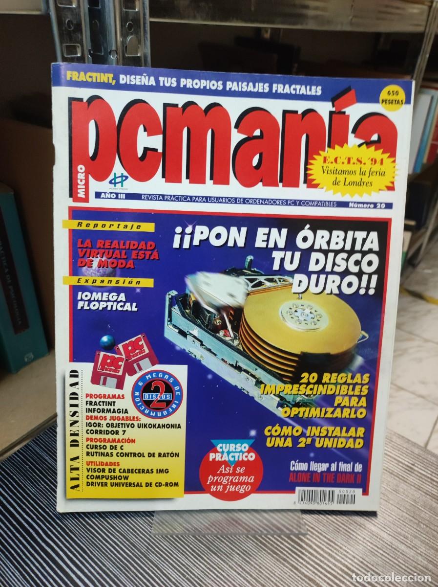 Collezionismo di Riviste e Giornali: PCman&iacute;a A&ntilde;o III - N&ordm; 20 (Disco Duro)