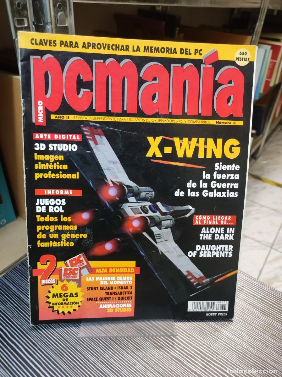 Collezionismo di Riviste e Giornali: PCman&iacute;a A&ntilde;o II - N&ordm; 5 (X-Wing)