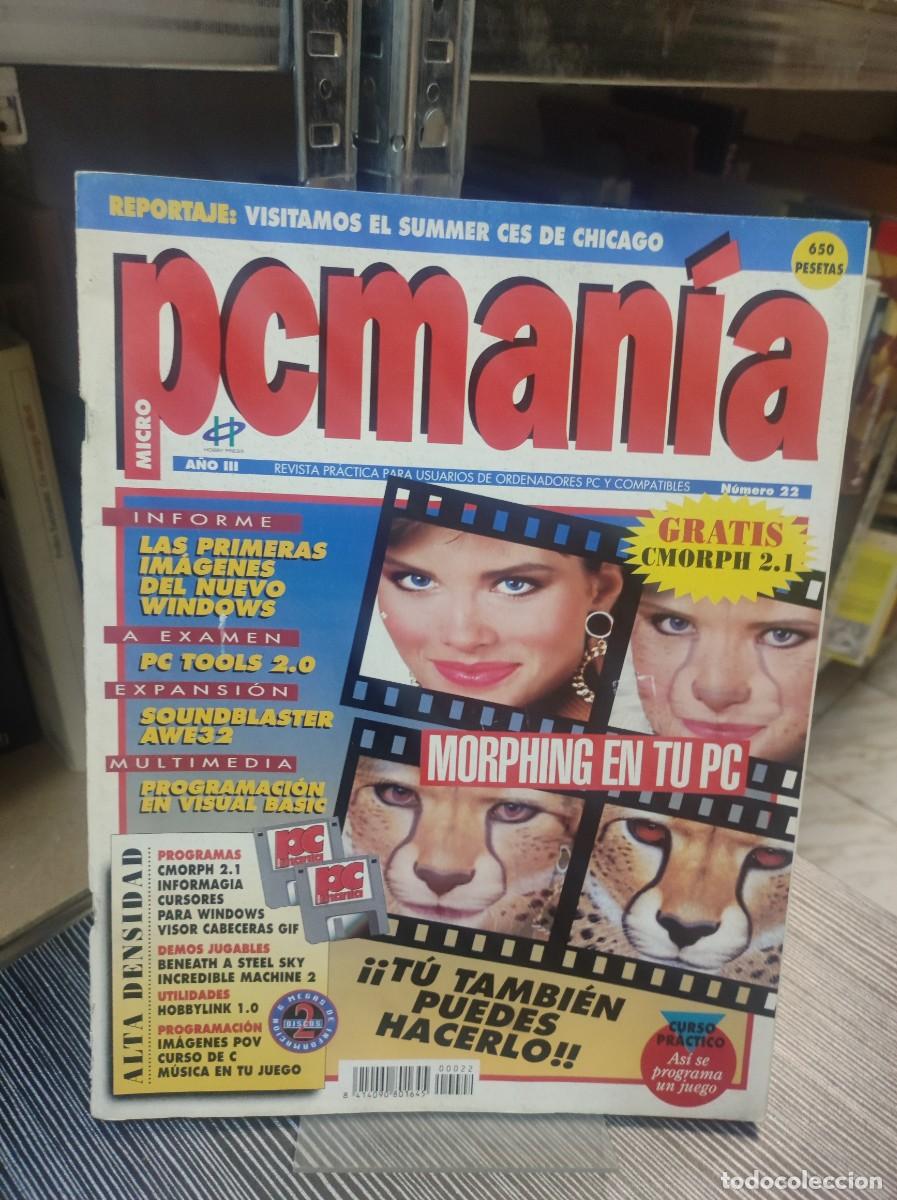 Collezionismo di Riviste e Giornali: PCman&iacute;a A&ntilde;o III - N&ordm; 22 (Morphing en tu PC)