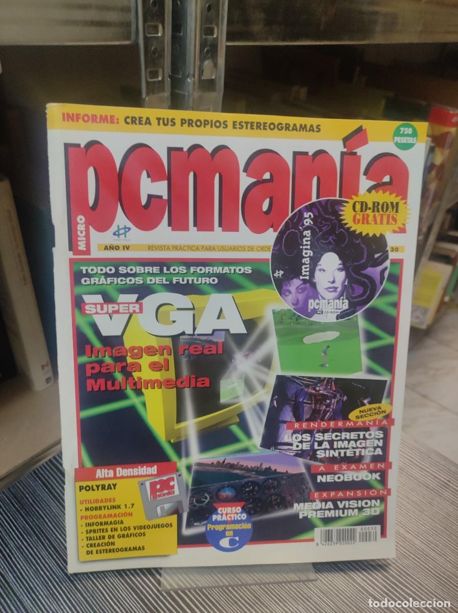 Collezionismo di Riviste e Giornali: PCman&iacute;a A&ntilde;o IV - N&ordm; 30 (Super VGA)