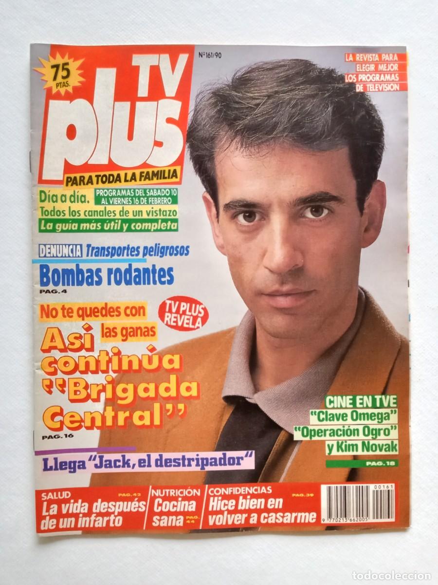 Collezionismo di Riviste e Giornali: Revista TV PLUS N&ordm; 161 1990 LISA STANSFIELD Imanol Arias BRIGADA CENTRAL Telly Savalas MICHAEL DOUGL