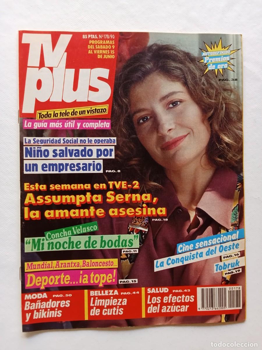 Collezionismo di Riviste e Giornali: Revista TV PLUS N&ordm; 178 1990 JOAQU&Iacute;N AROZAMENA Steve McQueen DI STEFANO Aitana S&aacute;nchez Gij&oacute;n