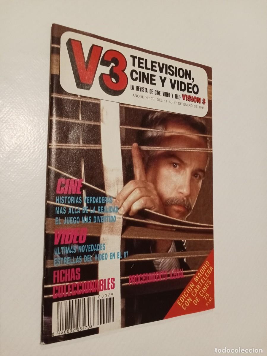 Coleccionismo de Revistas y Peri&oacute;dicos: Revista V3 VISION 3 N&ordm; 79 1988 LA CHAQUETA MET&Aacute;LICA La matanza de Texas CLINT EASTWOOD