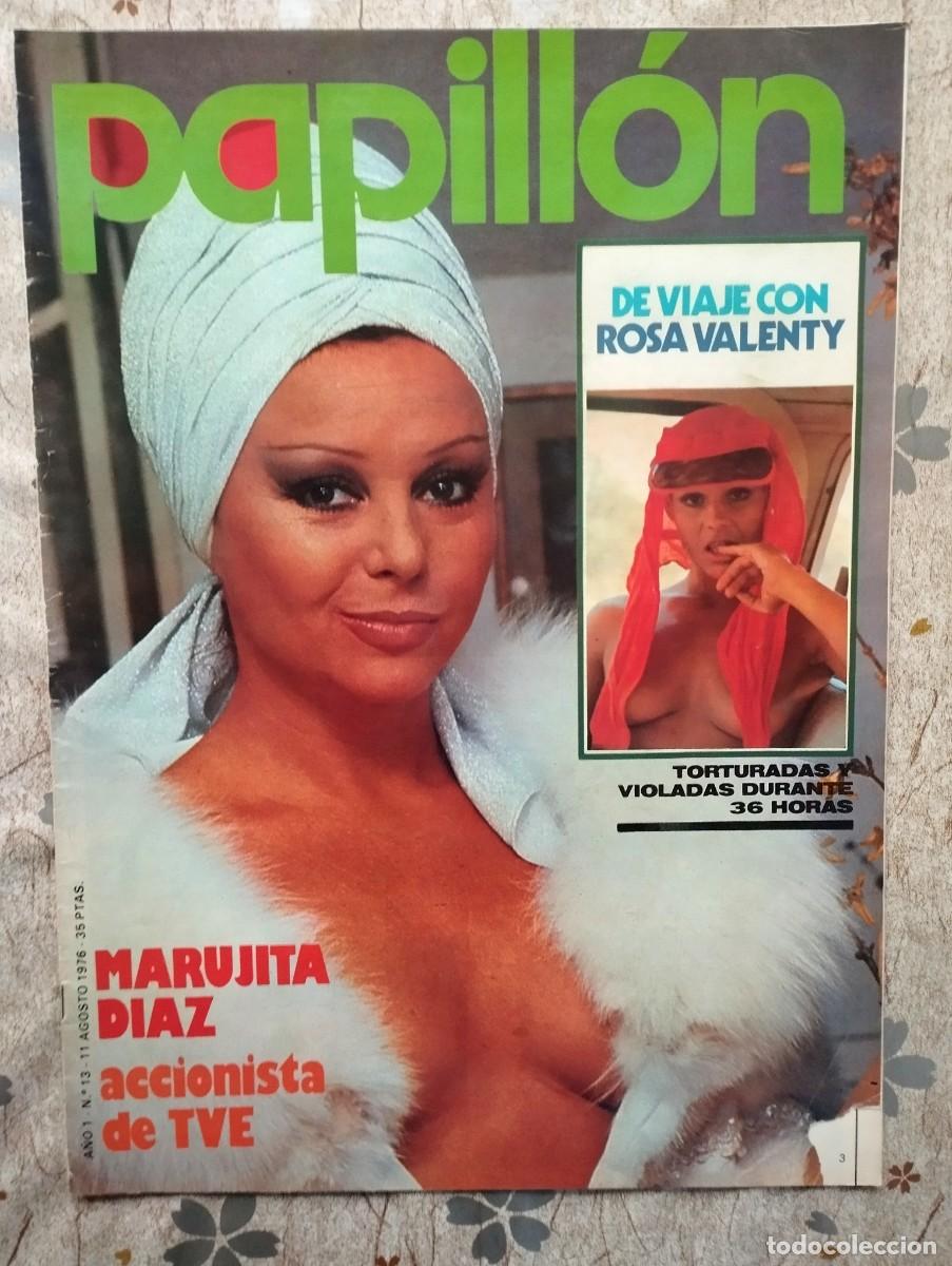 Coleccionismo de Revistas y Peri&oacute;dicos: Revista Erotica PAPILLON N&ordm; 13 / MARUJITA DIAZ, ROSA VALENTY, ROMY SCHNEIDER, SUSANA ESTRADA y +