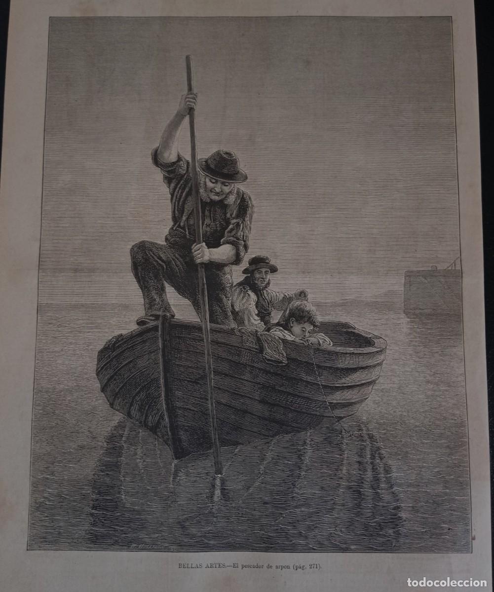 Collezionismo di Riviste e Giornali: EL PESCADOR DE ARP&Oacute;N - UNA HOJA PUBLICACI&Oacute;N CIRCA 1900