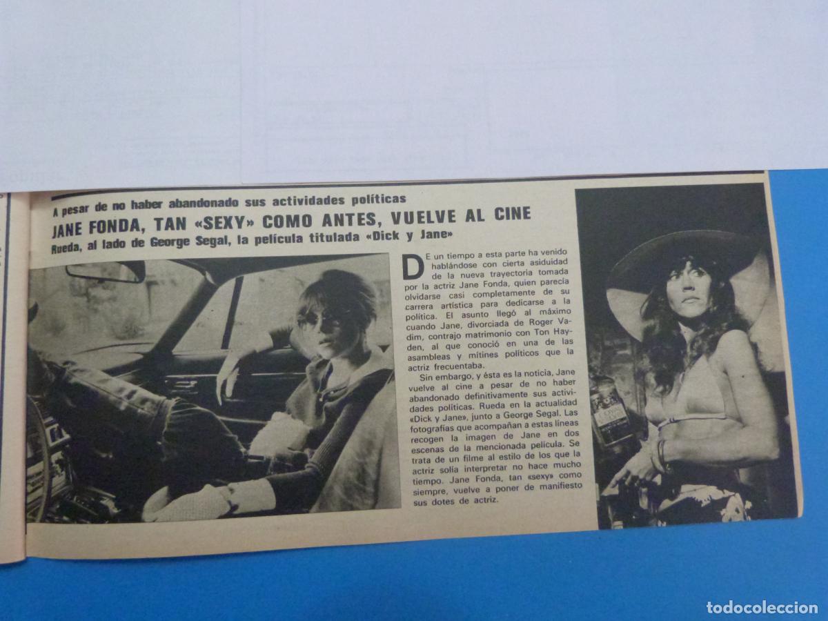 Collectionnisme de Revues et Journaux: RECORTE CLIPPING JANE FONDA REVISTA SEMANA N&ordm; 1895 PAG. 81