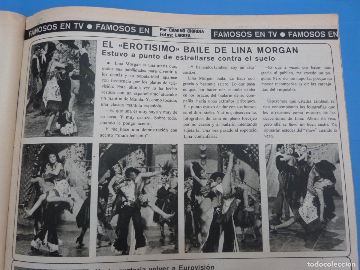 Collectionnisme de Revues et Journaux: RECORTE CLIPPING LINA MORGAN REVISTA SEMANA N&ordm; 1889 PAG. 51