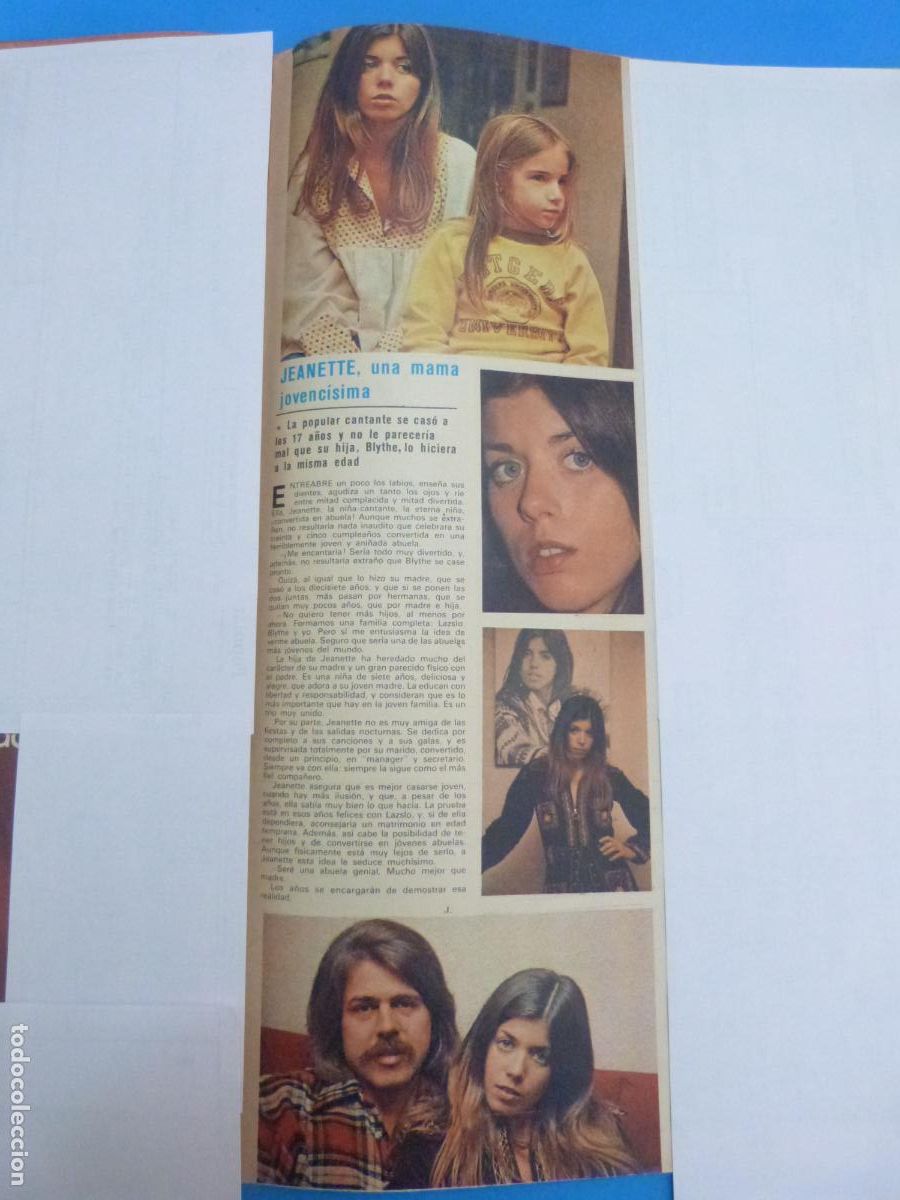 Collectionnisme de Revues et Journaux: RECORTE CLIPPING JEANETTE CANTANTE REVISTA SEMANA N&ordm; 1889 PAG. 61