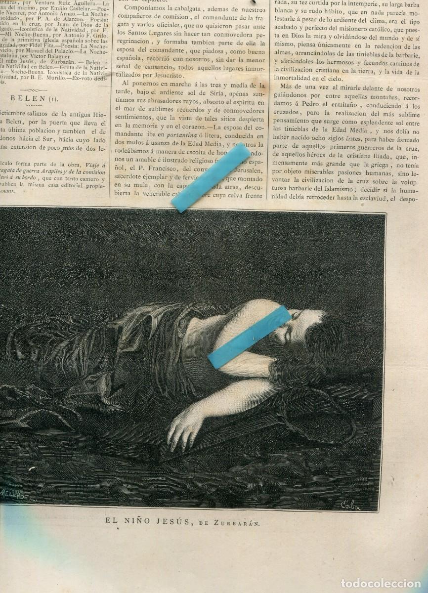 Colecionismo de Revistas e Jornais: REVISTA A&Ntilde;O 1877 ZURBARAN EMILIO CASTELAR RICARDO BALACA PORTUGAL NATIVIDAD DE MURILLO