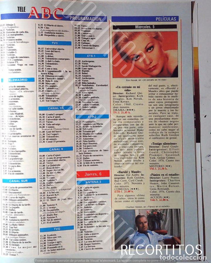 Coleccionismo de Revistas y Peri&oacute;dicos: KIM NOVAK CHARLTON HESTON RECORTE VINTAGE