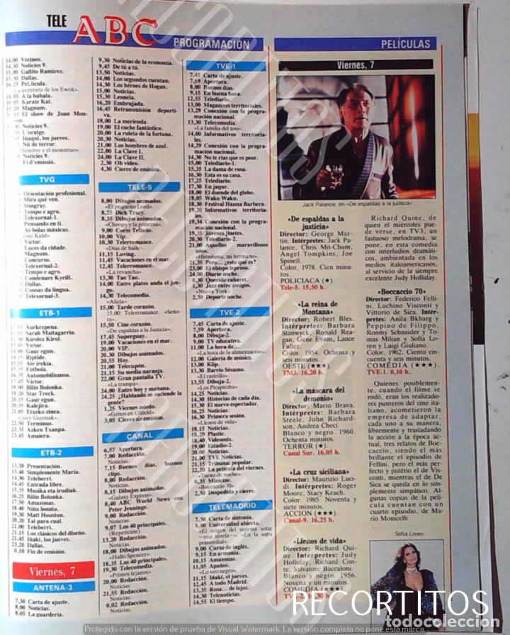 Coleccionismo de Revistas y Peri&oacute;dicos: SOFIA LOREN JACK PALANCE RECORTE VINTAGE