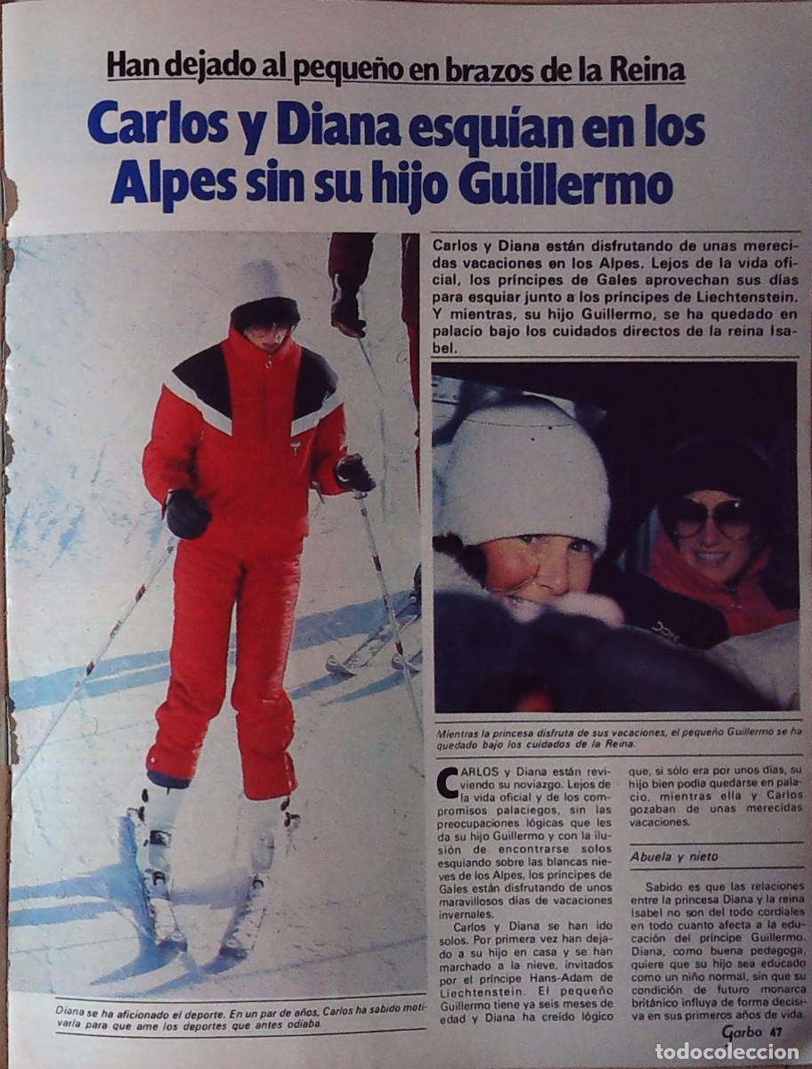Coleccionismo de Revistas y Peri&oacute;dicos: LADY DI DIANA DE GALES CON CARLOS EN LA NIEVE ESQUI