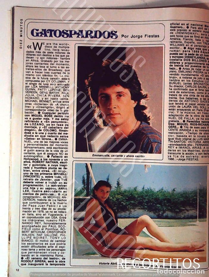 Coleccionismo de Revistas y Peri&oacute;dicos: VICTORIA ABRIL EMMANUELLE EMANUELLE