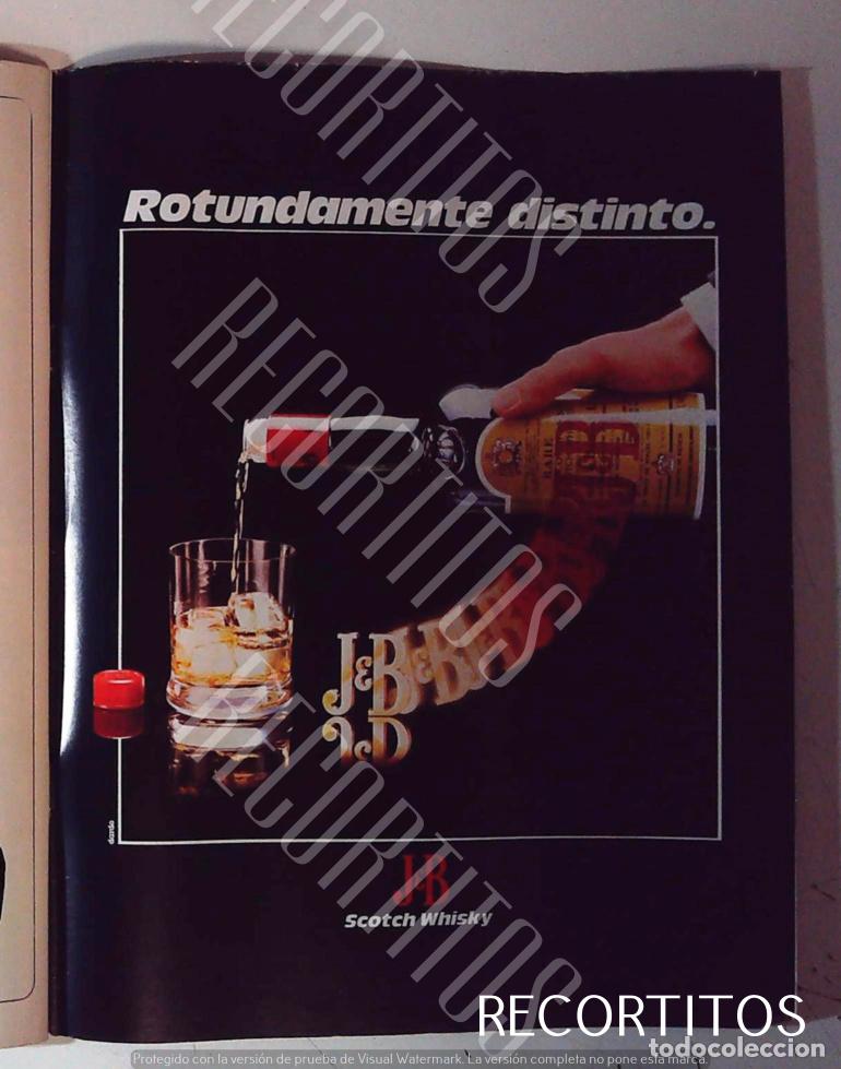 Coleccionismo de Revistas y Peri&oacute;dicos: JB WHISKY ANUNCIO PUBLICIDAD