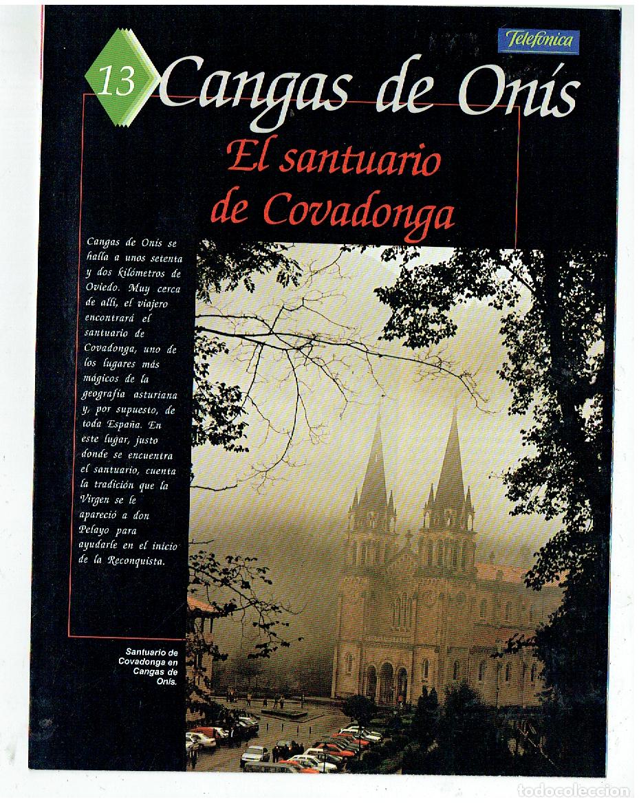 Coleccionismo de Revistas y Peri&oacute;dicos: GU&Iacute;A DE ESPA&Ntilde;A ENCANTADA. FASC&Iacute;CULO, N&ordm; 13. CANGAS DE ON&Iacute;S. EL SANTUARIO DE COVADONGA. (C/A30)