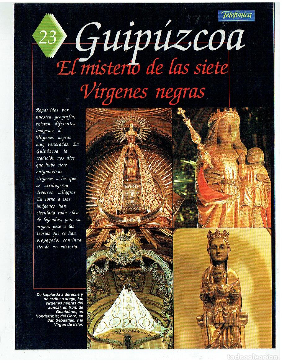 Coleccionismo de Revistas y Peri&oacute;dicos: GU&Iacute;A DE ESPA&Ntilde;A ENCANTADA. FASC&Iacute;CULO N&ordm; 23.GUIP&Uacute;ZCOA. EL MISTERIO DE LAS SIETE VIRGENES NEGRAS(C/A30)