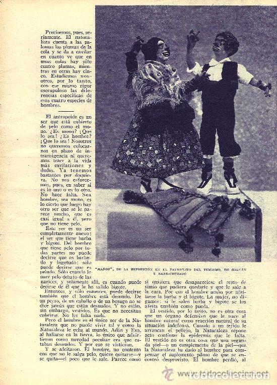 Collectionnisme de Revues et Journaux: * MU&Ntilde;ECOS * Homo regionalis ( mu&ntilde;ecos de Galv&aacute;n y Sanz-Cruzado) - 1933