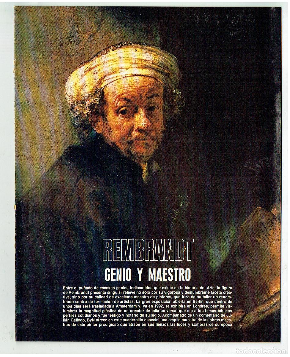 Coleccionismo de Revistas y Peri&oacute;dicos: REMBRANDT, GENIO Y MAESTRO. FASC&Iacute;CULO(C/A30)