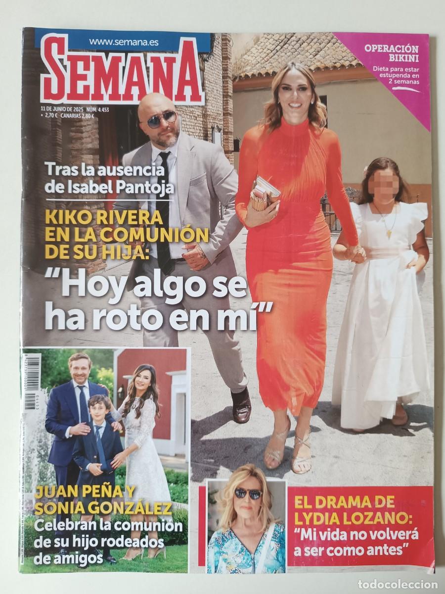 Coleccionismo de Revistas y Peri&oacute;dicos: Revista SEMANA n&ordm; 4453 Isabel Pantoja Melody Seraf&iacute;n Zubiri Nuria Ferg&oacute; Carla Bruni Aitana Letizia