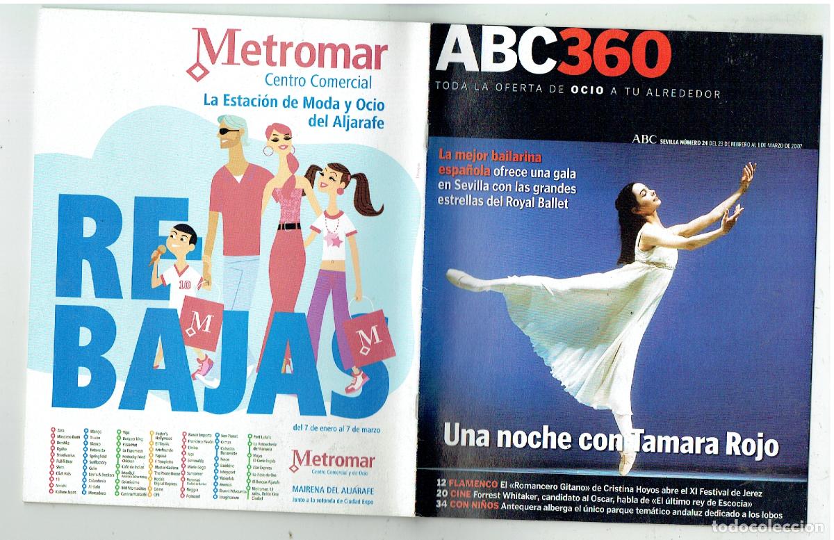 Coleccionismo de Revistas y Peri&oacute;dicos: ABC 360. TODA LA OFERTA EN OCIO. TAMARA ROJO/CRISTINA HOYOS. SEVILLA, N&ordm; 23. FBR./MARZO 2007.(C/A30)