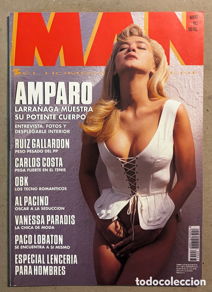 Coleccionismo de Revistas y Peri&oacute;dicos: MAN N&deg; 67 (1993). AMPARO LARRA&Ntilde;AGA, OBK, VANESSA PARADIS, MONICA BELLUCCI, AL PACINO,&hellip;
