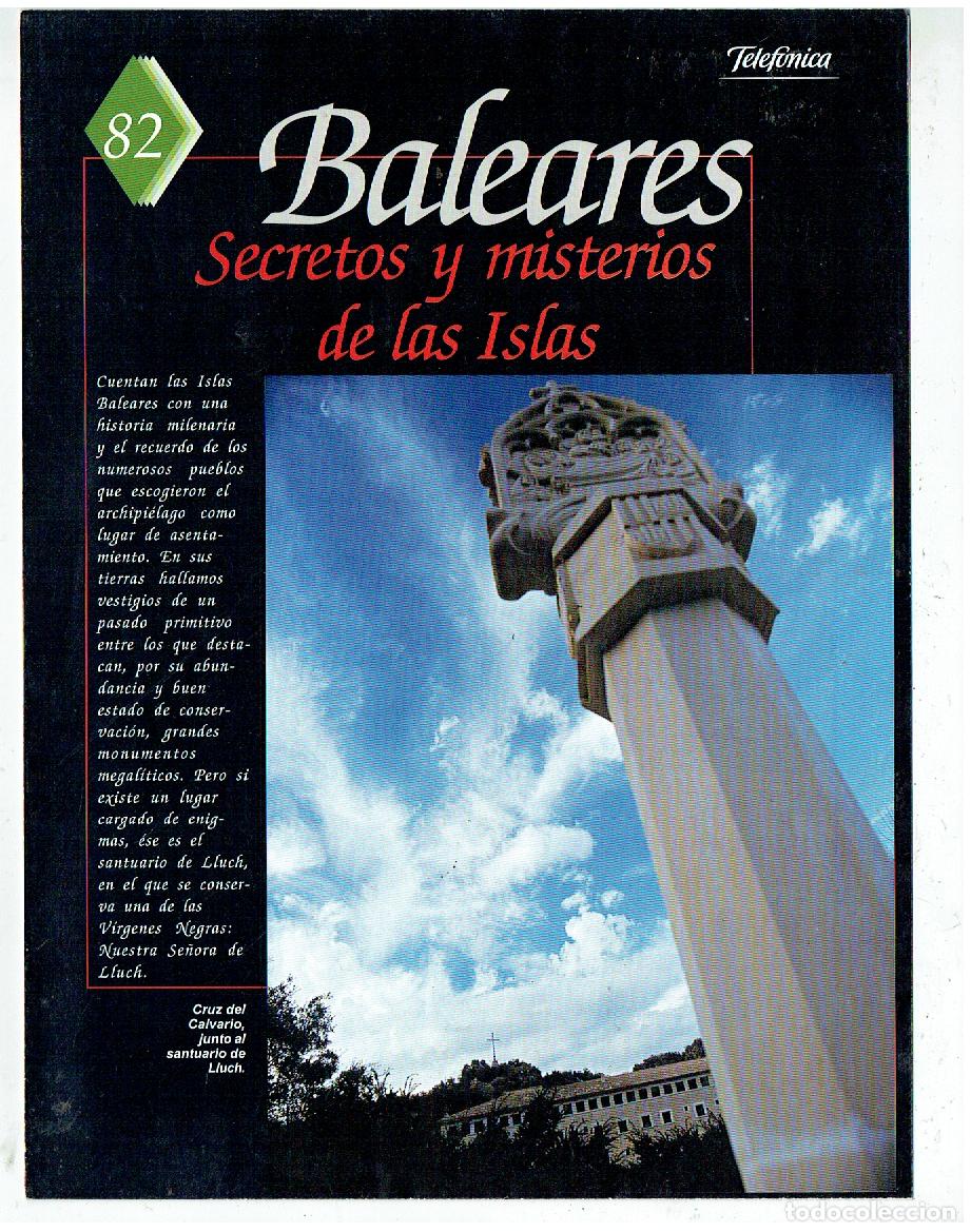 Coleccionismo de Revistas y Peri&oacute;dicos: GU&Iacute;A DE ESPA&Ntilde;A ENCANTADA. FASCICULOS 82 BALEARES E INDICE. (C/A30)