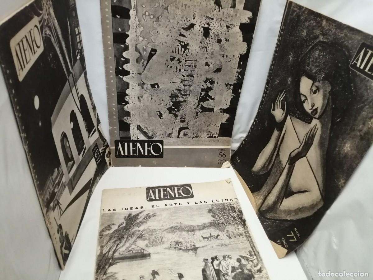 Collection Magazines and Newspapers: PACK 4 Revistas ATENEO, Las Ideas, El Arte y Las Letras, n&uacute;meros 56, 62, 67 y 86 (A&ntilde;os 1954 y 1955)