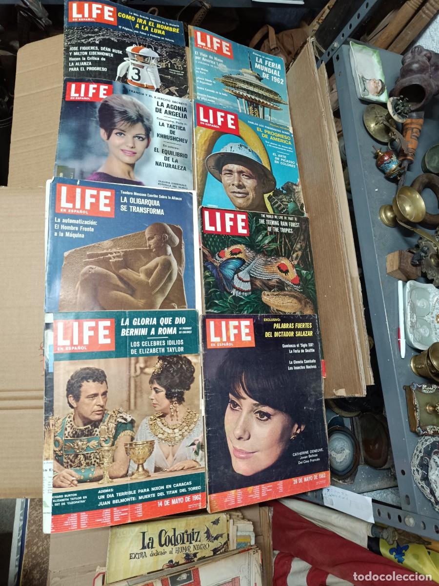 Collezionismo di Riviste e Giornali: LOTE DE 8 ANTIGUAS REVISTAS LIFE, 7 EN ESPA&Ntilde;OL Y 1 EN INGLES, A&Ntilde;OS 50 Y 60 -P6