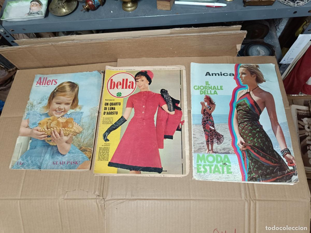 Collection Magazines and Newspapers: LOTE DE 3 ANTIGUAS REVISTAS DE MODA, A&Ntilde;OS 50 -60, ITALIA, SUECIA -P6