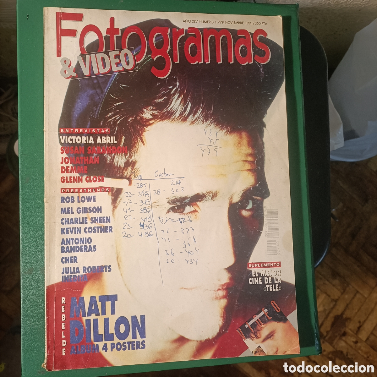 Coleccionismo de Revistas y Peri&oacute;dicos: FOTOGRAMAS REVISTA N&ordm; 1779- 11-1991-MATT DILLON. VICTORIA ABRIL- BANDERAS CHER