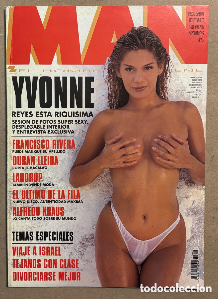 Coleccionismo de Revistas y Peri&oacute;dicos: MAN N&deg; 95 (1995). YVONNE REYES, EL &Uacute;LTIMO DE LA FILA, LAUDRUP, FRANCISCO RIVERA, JULIA ORMOND,&hellip;