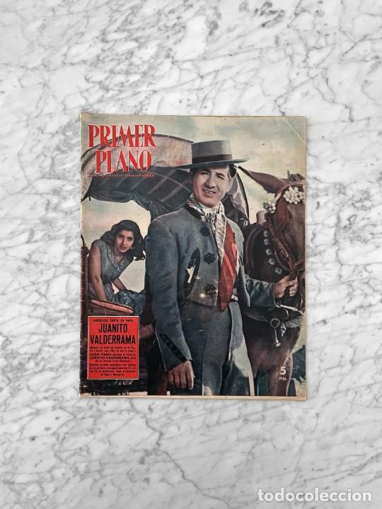 Coleccionismo de Revistas y Peri&oacute;dicos: PRIMER PLANO - 1955 - ROCK HUDSON, KEIKO KISHI, JUANITO VALDERRAMA, LOLITA CABALLERO, LESLIE CARON