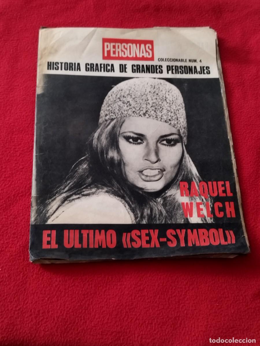 Coleccionismo de Revistas y Peri&oacute;dicos: Antigua revista PERSONAS N&ordm; 4 RAQUEL WELCH - HISTORIA GRAFICA.