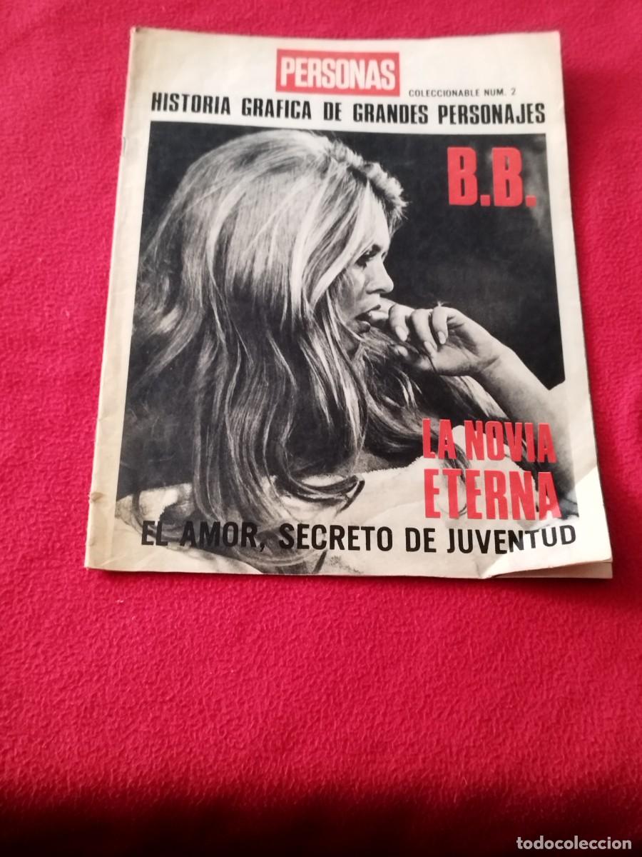 Coleccionismo de Revistas y Peri&oacute;dicos: Antigua revista PERSONAS N&ordm; 2 BRIGITTE BARDOT - HISTORIA GRAFICA.