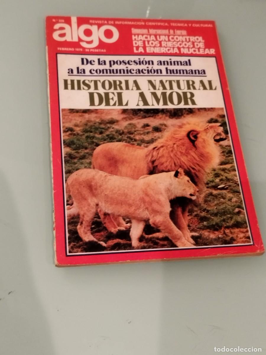 Coleccionismo de Revistas y Peri&oacute;dicos: REVISTA ALGO N&deg; 326: HISTORIA NATURAL DEL AMOR (FEBRERO 1978)