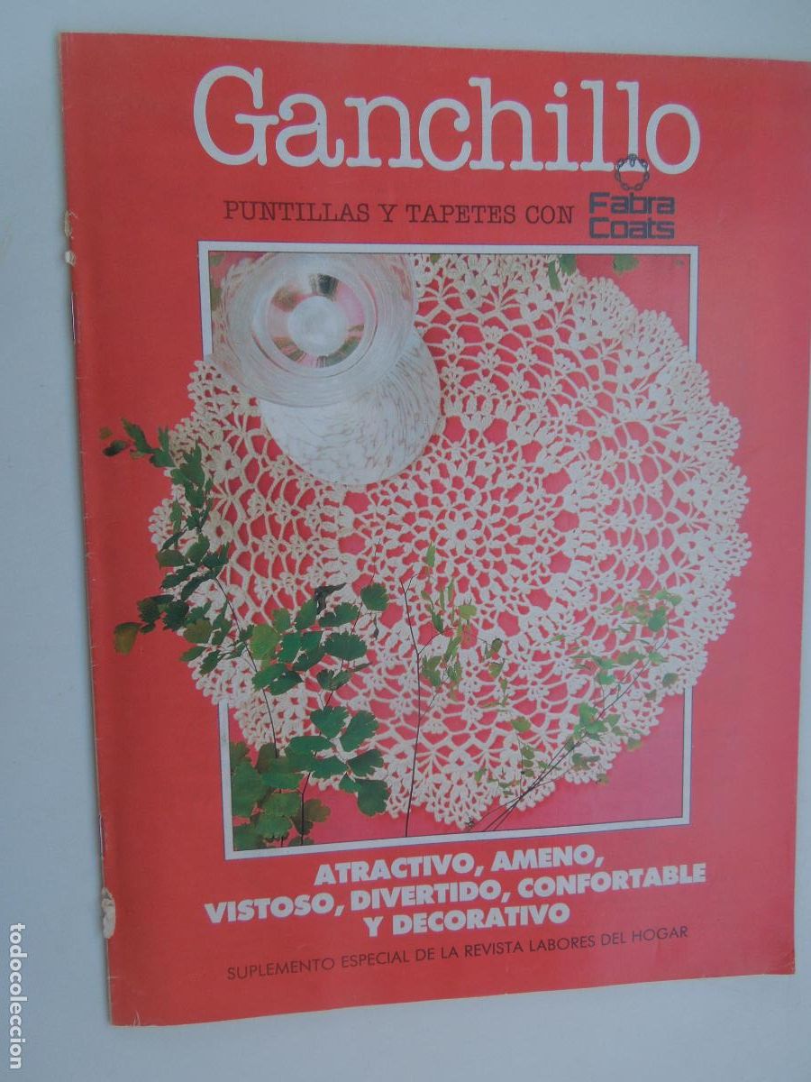 Coleccionismo de Revistas y Peri&oacute;dicos: GANCHILLO REVISTA - PUNTILLAS Y TAPETES - FABRA-COATS REVISTA