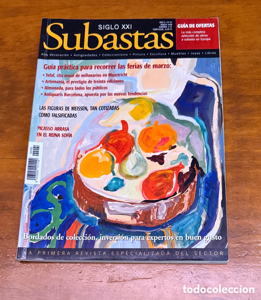 Collection Magazines and Newspapers: Revista de arte subastas siglo xxi 92