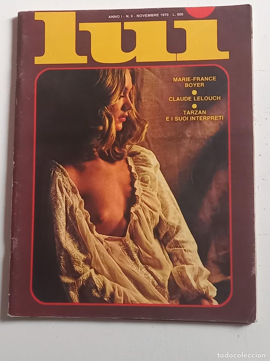 Collectionnisme de Revues et Journaux: &rdquo; LUI &rdquo; ANNO I N.6 NOVEMBRE 1970 LAURA GEMSER VINTAGE RARE