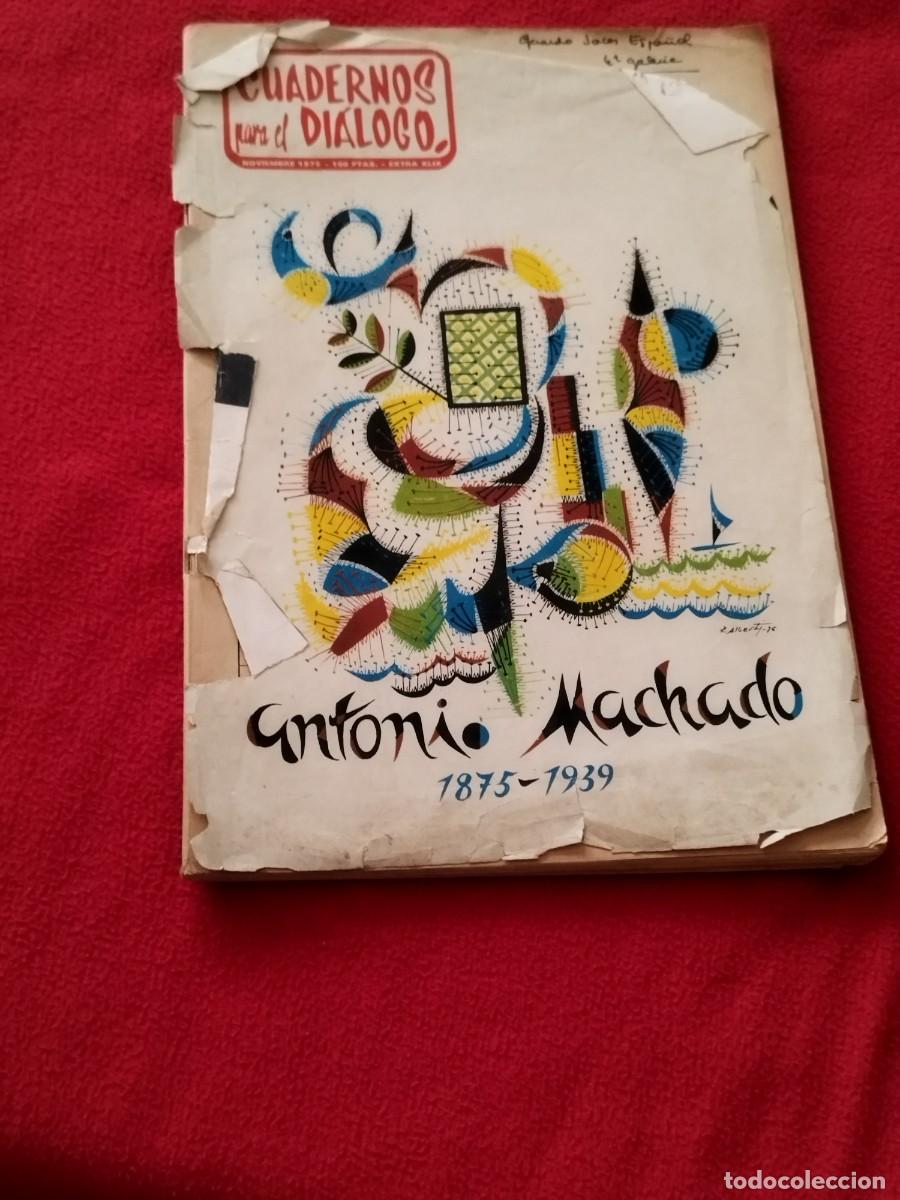 Coleccionismo de Revistas y Peri&oacute;dicos: Antigua revista Cuadernos para el di&aacute;logo, noviembre 1976. Ns&deg; extra XLIX. Antonio Machado.