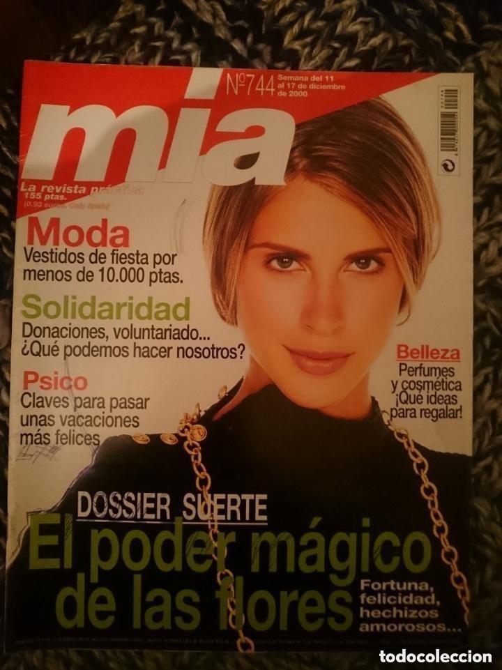Collectionnisme de Revues et Journaux: MIA N 744 DEL 11 AL 17 DICIEMBRE 2000 -CON POSIBLEMENTE VANESA ROMERO MAS JOVEN PORTADA
