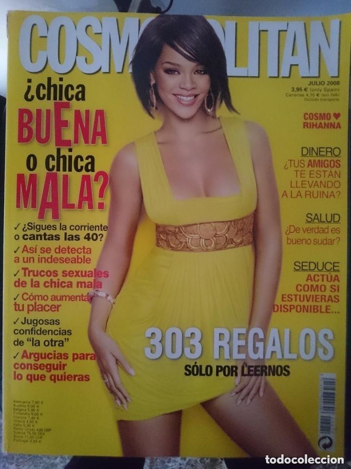 Coleccionismo de Revistas y Peri&oacute;dicos: COSMOPOLITAN -JULIO 2008 - CON RIHANNA