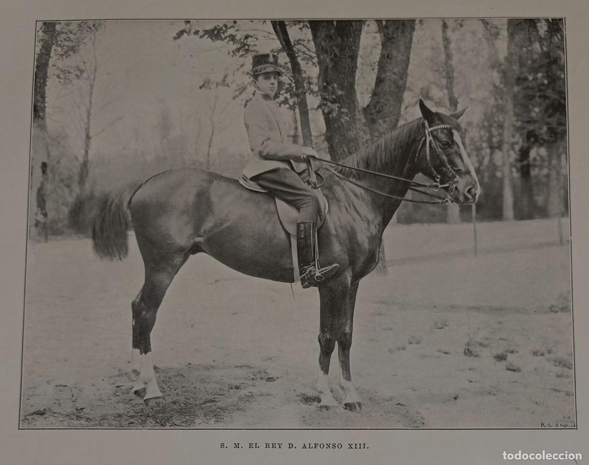 Coleccionismo de revistas y peri&oacute;dicos: MADRID - ALFONSO XIII - MANIOBRAS MILITARES - CINCO HOJAS PUBLICACI&Oacute;N 1900